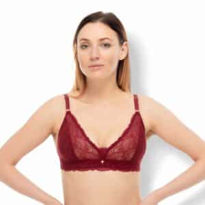 Joop! Triangel-BH aus Spitze beere