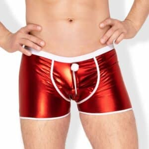 EIS Festliche Shorts mit Reißverschluss rot | weiß