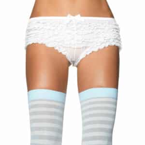 Leg Avenue Panty mit Rüschenbesatz weiß