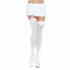 Leg Avenue Strümpfe mit Satinschleife weiß | rosa