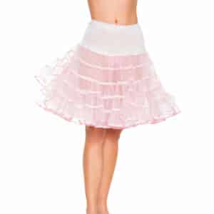 Leg Avenue Knielanger Petticoat rosa