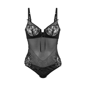 Naory Velvet - Body mit Swarovski-Elementen schwarz