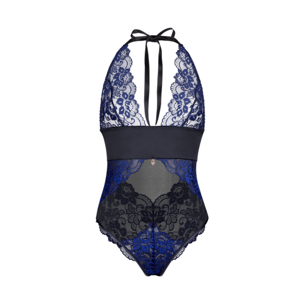 Mademoiselle Coco Cavalière VALERIE - BODY blau | schwarz