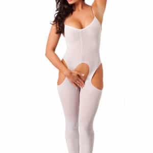 Rimba Bodystocking mit Cut Outs weiß