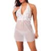 Rimba Romantisches Spitzen-Babydoll weiß