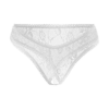 Rimba Sexy Ouvert-String mit Ziernaht und Spitze weiß