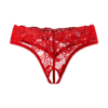 Rimba Verspielter Ouvert-String rot