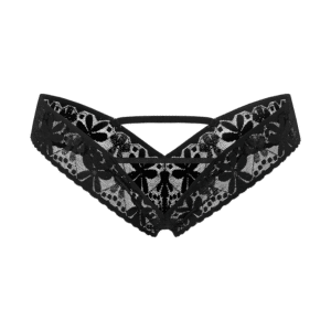 Rimba Spitzenslip mit Cut Out schwarz