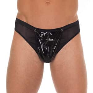 Rimba Tanga mit Wet Look-Elementen schwarz