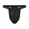 Rimba Attraktiver Tanga in schlichtem Design schwarz
