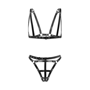 Rimba Sexy Riemen-Bikini schwarz