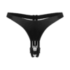 Rimba Lederstring mit Bullet schwarz