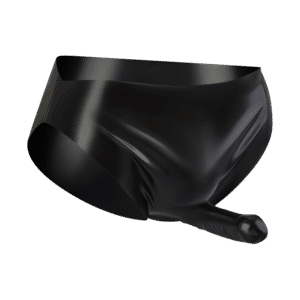 Rimba Knapper Slip mit Penissleeve schwarz