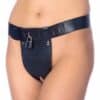 Rimba Keuschheits-Slip mit Ouvert-Schnitt schwarz