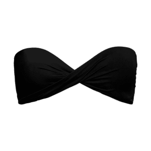 Phax Color Mix - Bikini-Top mit Drapierung schwarz