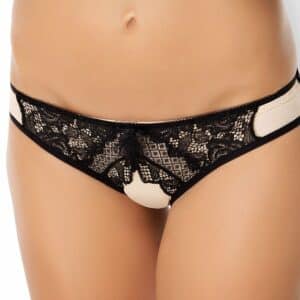 René Rofé Your Way Crotchless Panty schwarz