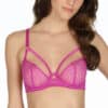 Implicite Addiction - Bügel-BH mit Riemen pink