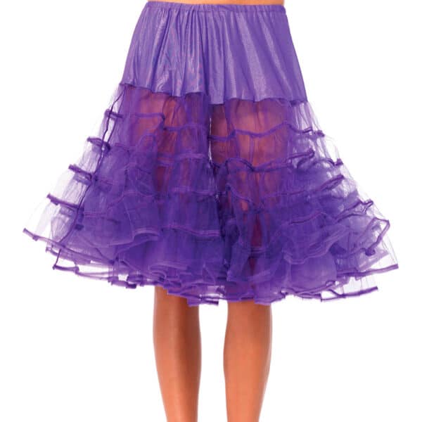 Leg Avenue Knielanger Petticoat lila