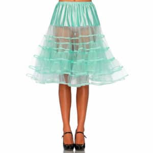 Leg Avenue Knielanger Petticoat grün