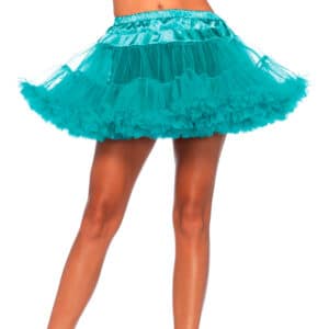 Leg Avenue Verspielter Petticoat türkis