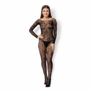 Leg Avenue Seamless Lace Bodystocking schwarz