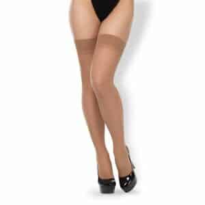 Leg Avenue Sheer Backseam Stockings beige