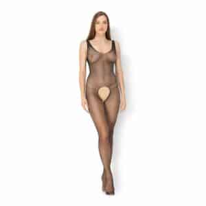 Leg Avenue Crystalized Fishnet Tank Bodystocking schwarz