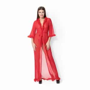 Leg Avenue Marabou Trimmed Robe