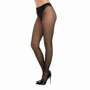 Dreamgirl Netzstrumpfhose mit Schleifen-Detail schwarz