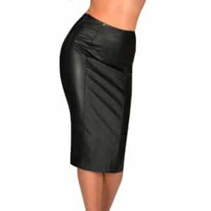 Guilty Pleasure Overknee Skirt schwarz