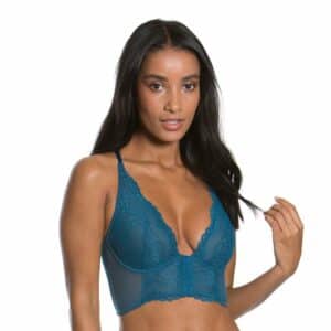 Gossard Lace - Longline V-Bügel-BH petrol