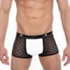 Spitzenjunge Baumwoll-Pants mit Spitze weiß | schwarz