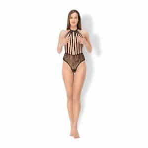 BeWicked Lingerie Body im Riemen-Design schwarz