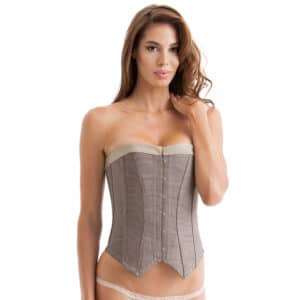 Baci Lingerie Korsage in Westen-Design braun