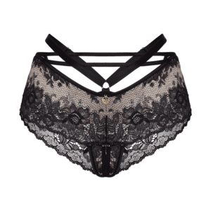 diamor Diana - Riemen-Slip schwarz | gold