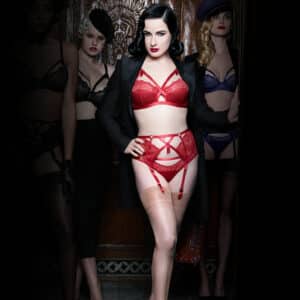 Von Follies by Dita von Teese Madame X - String rot