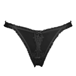 Escora Faye - Sexy Ouvert-String mit Spitze schwarz