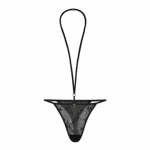 Escora Naked Lace - String Tanga schwarz