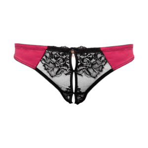 Escora Juliette - Ouvert-String schwarz | rot