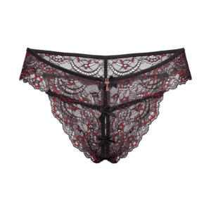 Escora Vivien - Ouvert-Slip schwarz | rot