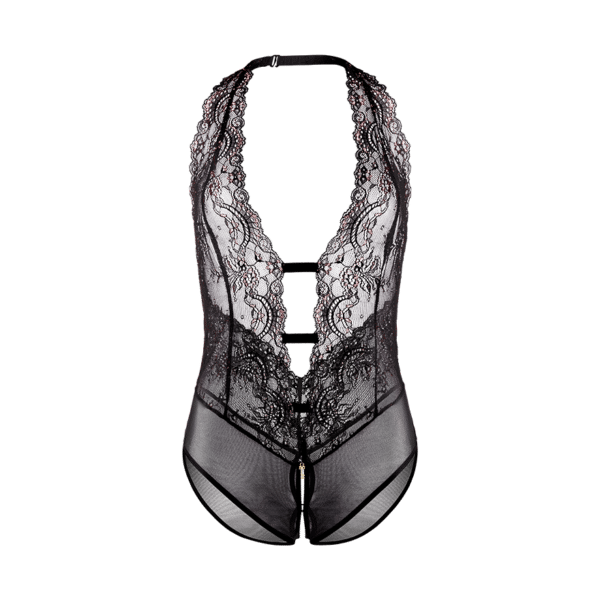 Escora Vivien - Ouvert-Body schwarz | rot