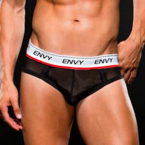 ENVY Transparenter Jock-Strap schwarz