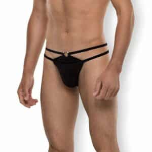 ENVY Riemen-Tanga mit O-Ring schwarz