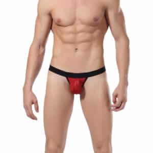 Goodfellas Freizügiger Jock Strap rot | schwarz