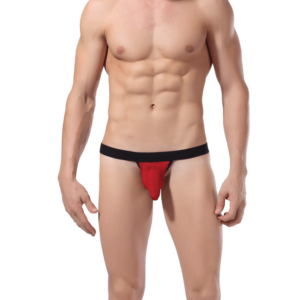 Goodfellas Trägerloser Jock Strap rot | schwarz