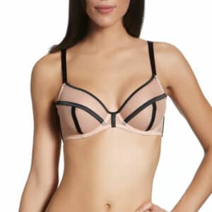 Implicite Talisman - transparenter Bügel-BH schwarz | creme