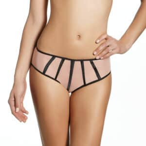 Implicite Talisman - transparente Panty schwarz | creme