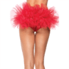 Leg Avenue Slip mit rückseitiger Tüll-Applikation rot