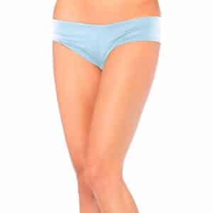 Leg Avenue Tief geschnittene Mikrofaser-Panty blau