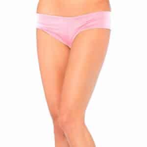 Leg Avenue Tief geschnittene Mikrofaser-Panty rosa